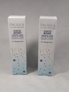 2 Pacifica Damage Care Leave-In Mask + Peptides + Coconut Coco Bond BIOActiv